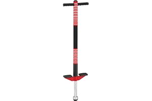 Relaxdays Pogo Stick, för barn, hoppstav upp till 35 kg, vadderad