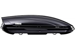 THULE 620201 Coffre de Toit Voiture Rigide Motion M 200, 410 L, Noir