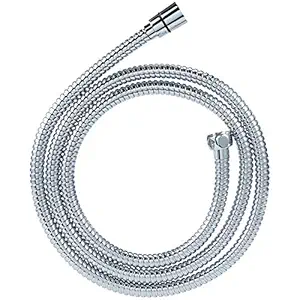 AmazonBasics Stainless Steel Shower Hose, 69-Inch (1.75 m) - Polished Chrome