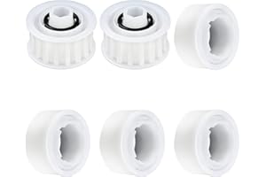 VSTTAR Upgrade 4 Pack Guide Wheels with 2 Pully Gears, Part Number 3884997-R6, Replacement for Dolphin, Nautilus CC Plus Premier Pool Cleaner Accessories