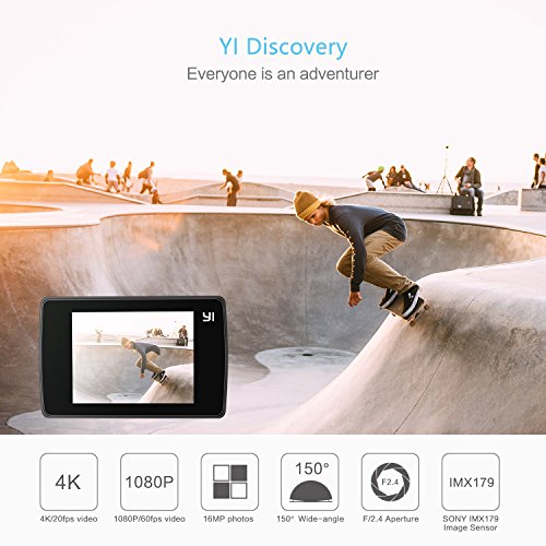 YI Discovery 4K Action Kamera WIFI Camera 16MP Sports Cam 2.0