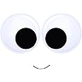 DRERIO 2 pcs Giant Googly Eyes 18 cm Large Googly Eyes Self Adhesive 7 inch Wiggle Eyes Big Sticky Googly Eyes for DIY Crafts Making Party Decorations