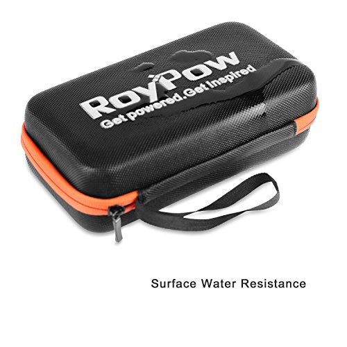 Roypow Mehrzweck haltbar Stoßfest wasserdicht universaler Koffer, Tragetasche für Starthilfe, Power Bank, Gps, Elektronik-Zubehör - 3