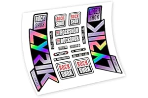 VINILOSBICI Pegatinas en vinilo adhesivo compatibles con horquilla Rock Shox Lyrik Ultimate 2019-2020 (Holográfico)