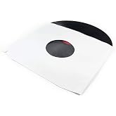 Crunchy Sounds White Antistatic LP (12") Record Envelope (20 Pieces)