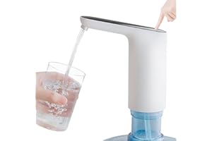 Zeerkeer Dispenser di Acqua,USB Ricarica Automatica Pompa per Acqua Portatile Elettrica Interruttore Touch per Home Office di Acqua Potabile Automatica