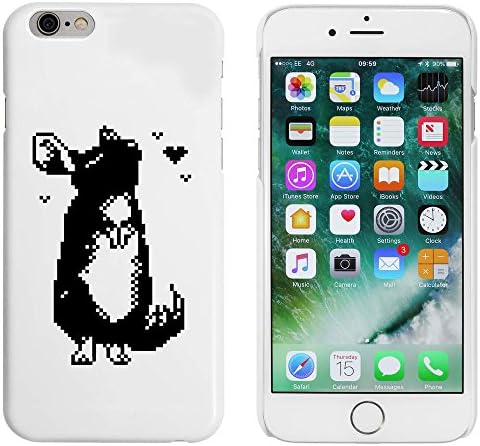 White 'Pixel Chinchilla' Case / Cover for iPhone 6 & 6s (MC00015050)