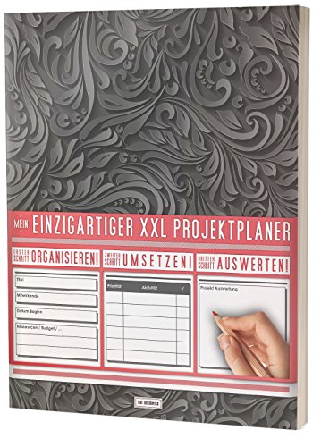 Mein Einzigartiger XXL Projektplaner: Planen, Umsetzen, Auswerten! / 122 Seiten, Register, Kontakte uvm. / PR201