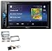 Produktbild caraudio24 Pioneer AVH-A100DVD AUX USB 2DIN MP3 DVD CD Autoradio für Citroen C2 C3 Berlingo Jumpy Klavierlack