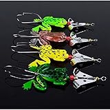 Cebo de rana para pescar 4PCS