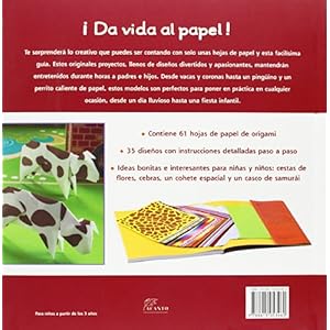 Origami para niños: Libro y paquete de papel de origami con 35 proyectos