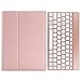 Price comparison product image iPad Keyboard, Bescita Wireless Bluetooth Keyboard Case for Apple iPad 9.7 Inch 2017/2018 Generation with 360 Degree Rotation and Multi-Angel Stand (Rose Gold)