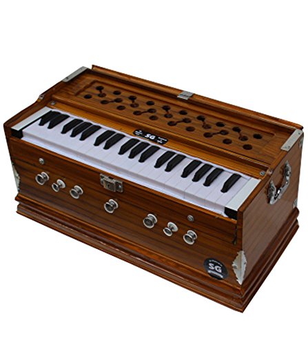 SG Musical - 7 Stopper Harmonium -/Yellow Teak - Image 3