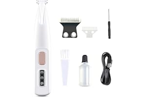 FORBANY Patounet Tondeuse Pour Chat – Tondeuse Électrique De Précision Ultra-Silencieuse, Lames Sûres Et Hypoallergéniques, Ne Blessera Pas Votre Chat, Rechargeable