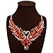 Produktbild eshion Jewelry Damen Fashion Double Swan Halskette Choker Statement Kette Halskette New Arrival rot