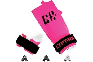 LYFT-RX LYFTRX Maniques pour Cross Fitness, Weight Lift, Lifting, Gym, Pullup, Muscle Ups, Hand Grips Fibre de Carbone sans Trous/Fingerless, Protection pour Les Mains, Gants Gymnastique