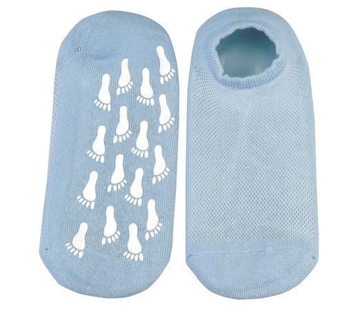 PURE MOISTURISING BLUE GEL SOCKS VITAMIN ONE SIZE