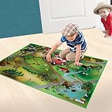 Spielmatte | verschiedene Motive | Phthalat-frei | erweiterbar zu einer riesigen Spiellandschaft | Spielteppich Größe 100 x 150 cm - 3