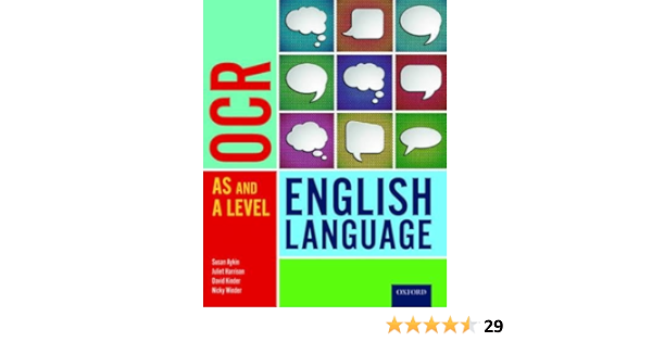 Ocr A Level English Language Student Book Amazon Co Uk Aykin Susan Harrison Juliet Kinder David Winder Nicky Books