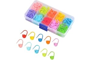 DEOLVEN Marqueur de Verrouillage,120 Pack Tricots Marqueurs Tricot Crochet Point de Verrouillage Points pour Crochets Tricot Maille en Plastique Marqueurs Coloré