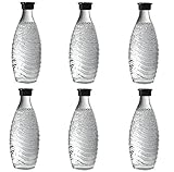 Sodastream Glaskaraffe 3 x 2 = 6 Glaskaraffen Sodastream für Penguin + Crystal Sodastream Glaskaraffe 3 x 2 = 6 Glaskaraffen Sodastream für Penguin + Crystal