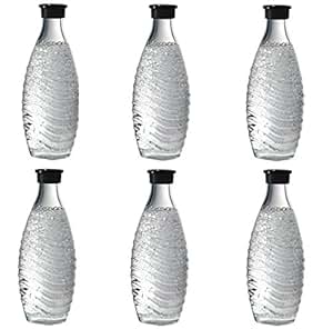 Sodastream Glaskaraffe 3 x 2 = 6 Glaskaraffen Sodastream