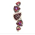 Titan Raga I Am Maroon Dial Women Analog Watch With Metal Strap-Ns95095Wm02F, Band Color:Rose Gold/NT95095WM02F