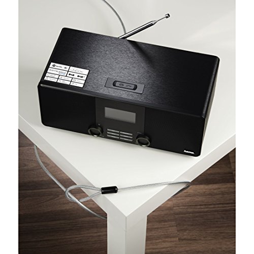 Hama Notebookschloss für USB-Buchse, Zahlenschloss zum Schutz vor Diebstahl, extra dickes Kabel aus Carbonstahl, Durchmesser 5,5 mm, Länge 1,8 m, universelles Schloss für Geräte mit USB Anschluss - 5