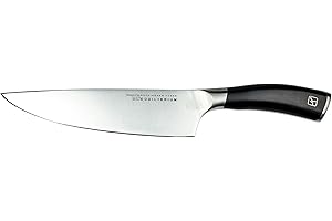 Rockingham Forge Equilibrium 8" Chef's Knife with German Stainless Steel Blade and Black Handle
