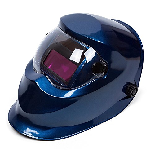 Babimax Automatik Schweißhelme blau Schweißmaske Schutzhelm Schweißschirm Schweißschild Automatisch verdunkelnd