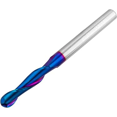 XCAN 2 Flute Ball Nose End Mill 4/6mm Shank CNC Ro... - Vicedeal - View #9