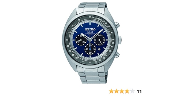 Seiko Orologio Cronografo Solare Uomo con Cinturino in Acciaio Inox SSC619P1  : Amazon.it: Orologi
