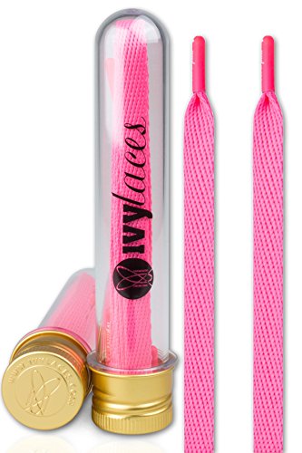 Preisvergleich Produktbild Ivybands® / IVYLACES® Neon Pink / Premium Schnürsenkel / Schuhband ILACE046