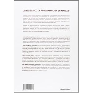 Curso Básico De Programación En MATLAB - 2ª Edición (Universidad)