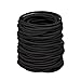 Price comparison product image 40 Pack Black Hair Elastics Hair Ties Hair Bands Bulk Ponytail Holders (3 mm)