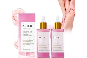 UTAPOSSIN 2PCS Aceite After Shave de Fresa y Vainilla para Mujeres - Tratamiento Post Afeitado con Hyaluronic Acid(40ML), Added A Variety Of Natural Plant Oils y Extractos Naturales, Aroma Delicado