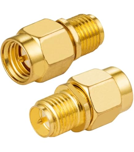 Conecto Adattatore SMA, Accoppiamento SMA, Spina SMA Con Pin A Spina SMA Con Pin, Adattatore Per Cambiare Il Collegamento Da Presa SMA A Spina SMA, Placcato Oro - Foto 11