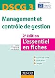 DSCG 3 Management et contrôle de gestion - 2e éd. - L'essentiel en fiches