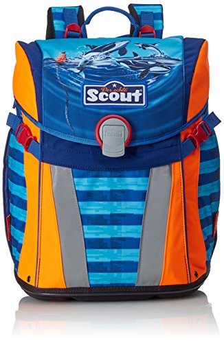 Preisvergleich Produktbild Scout 734107 Sunny Set Kinder-Rucksack, Blau / Orange
