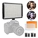 Produktbild Kamera Videoleuchte LED, Pixel Studio-licht Ultra-dünne Tragbare Dimmbare 308 LED 5600K Kamera Videobeleuchtung mit Blitzschuhhalterung für alle DSLR Kameras Camcorder