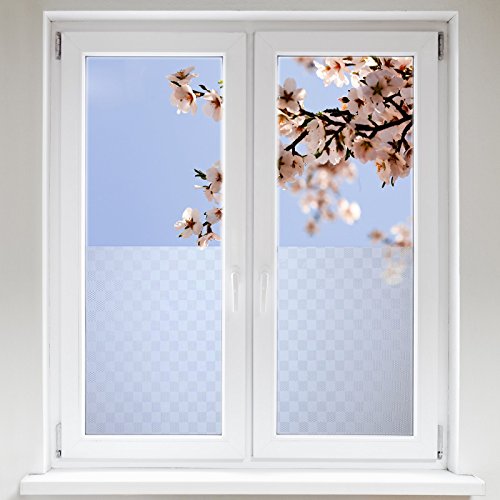 Artefact® Dekofolie / Fensterfolie Quad | statisch haftend (ohne Kleber) | verschiedene Größen