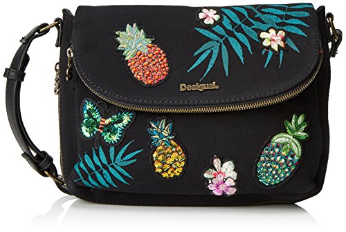 Offre Desigual Bols_pinday Breda Maxi femme Sacs bandoulière Noir
(Negro) 7x21x28 cm (B x H x T)