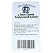 The Pedi Store EXTRA Coarse Micro Mineral Replacement Rollers Compatible with Emjoi Micro-Pedi Callous Remover for Rough Calluses (8 pack)
