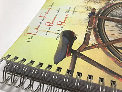 Dicker Tagebuch Kalender 2018 Das Leben Ist Wie Fahrrad Fahren Um Die Balance Zu Halten Musst Du In Bewegung Bleibten Albert Einstein Din A4 1 - 