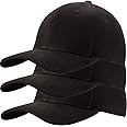 3 Pack Baseball Cap for Men Women 100% Cotton Baseball Cap Sports Casual Plain Sun Hat Hats Brass Polo Style Classic