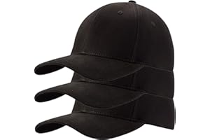 4sold Vorteilspack 3er Set Basecaps – Unisex Baumwolle Kappe für Herren & Damen, schlicht ohne Logo, verstellbar, atmungsaktiv & leicht, Sommermütze für Freizeit, Outdoor, Urlaub & Sport – spare mehr