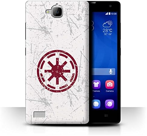 STUFF4 Phone Case / Cover for Huawei Honor 3C / Galactic Republic Inspired Design / Galactic Symbol Art Collection