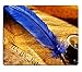 Produktbild Blau Feder-Stift Tintenfass Papyrus Maus Pads Made, um, um Unterstützung bereit 9 7/20,3 cm (250 mm) X 7 7/20,3 cm (Verlaufsfilter) X 1/40,6 cm (2 mm) Hohe Qualität Umweltfreundlich Reinigungstuch mit Neopren Gummi luxlady Maus Pad Desktop Mousepad Laptop Mousepads bequem Computer Maus Matte niedlichen Gaming Maus Pad