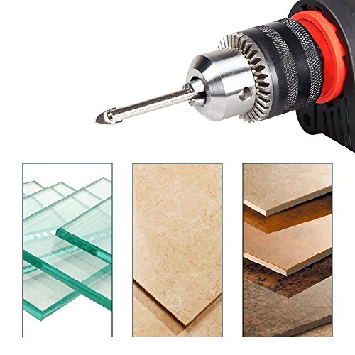 Yosoo 10 x 6MM Fliese Glas Keramik Spiegel Tunguten Garbide Bohrer Set - 5