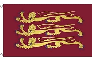 AZ FLAG - Richard The Lionheart Flag - 3x5 Ft - 100D Polyester Richard I Of England Banner with Two Metal Grommets - Fade Resistant - Vivid Colors - 3' x 5' Feet - 150x90 Cm
